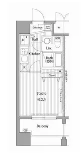 ガーラ・プレシャス横濱関内【8階】の間取り