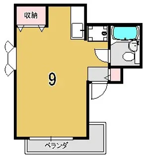 上賀茂FLAT【2階】の間取り