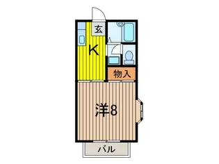 グランデュール喜沢【2階】の間取り