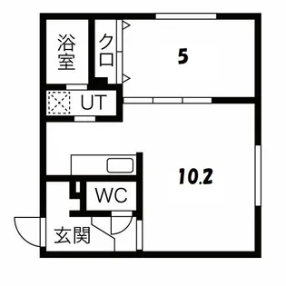 Four Stream Residence南6条【2階】の間取り