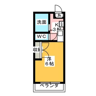 アクティー水野【1階】の間取り
