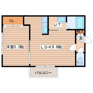 ルナプラザ琴似【3階】の間取り