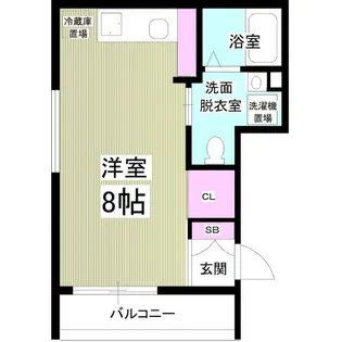 moku【3階】の間取り