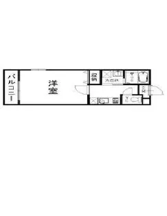 アメリア和多田【2階】の間取り