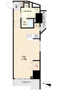 SIDE One【6階】の間取り