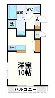 ファンファーレ調布【4階】の間取り