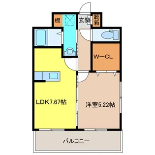 マリベール大橋【1階】の間取り