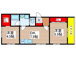 グレーシア大日【3階】の間取り