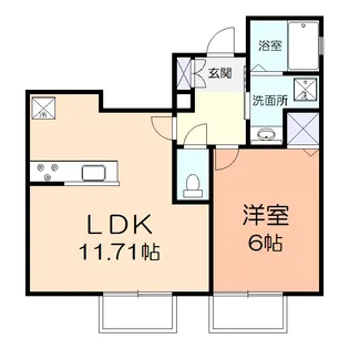 Luce【1階】の間取り