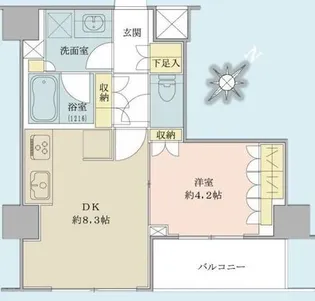 ブリリア日本橋茅場町【3階】の間取り