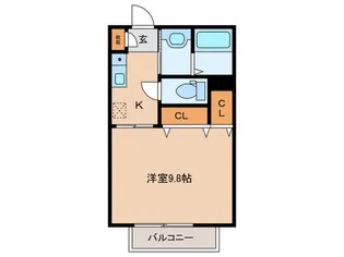 パルモ【2階】の間取り