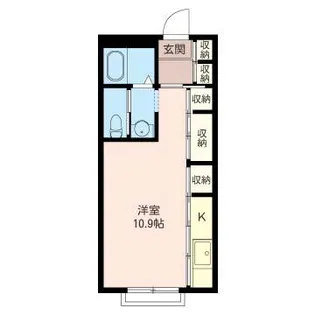 メゾン・フォルトゥーナ【2階】の間取り