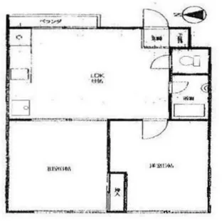 コーポベルン【2階】の間取り