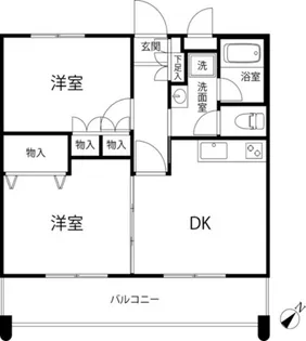 T′s garden MITAKADAI【2階】の間取り