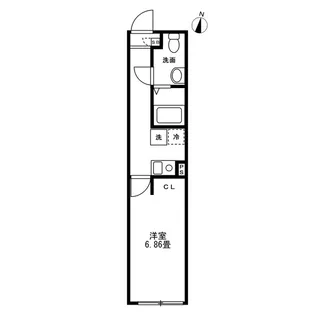 LUCE NAKANO【4階】の間取り