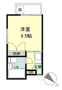 サンコート岸町【1階】の間取り