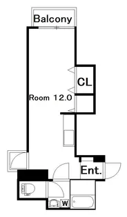 エル ファーロ金屋町【2階】の間取り