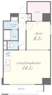 アンティエメゾン【9階】の間取り