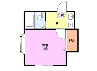 フレール元町【1階】の間取り