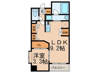 アルボラード博多【5階】の間取り