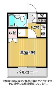 フルール安東【2階】の間取り