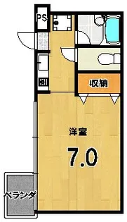 フォーブル高野【4階】の間取り