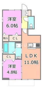 フォルテッシモ【1階】の間取り