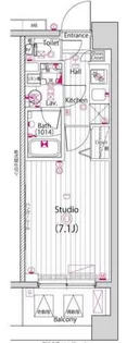 グランドガーラ横浜大口【6階】の間取り