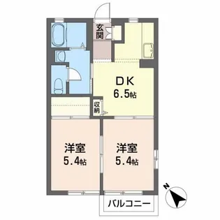 フォーシーズンズガーデン サウス【2階】の間取り