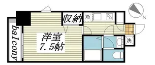 メゾン・ド・ヴィレ日本橋浜町【4階】の間取り