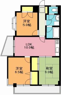 ガーデンヒルズベルーナ【2階】の間取り