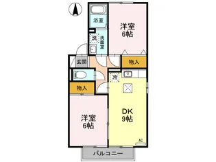 御料所ガーデン【1階】の間取り