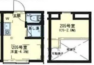 アーバンプレイス高田馬場VII【2階】の間取り