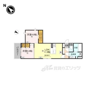 秀豊5号館【2階】の間取り