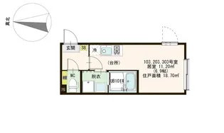 ハーモニーテラス綾瀬VII【3階】の間取り