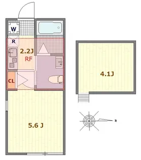 MADINA MAISON富岡【2階】の間取り