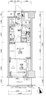 日神デュオステージ浅草【5階】の間取り