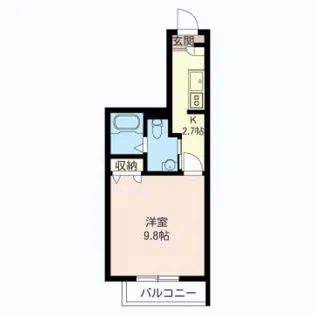 オリジン丸山【1階】の間取り