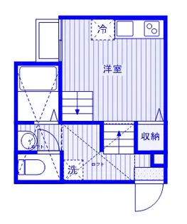 グリシーヌ岩槻本町【1階】の間取り