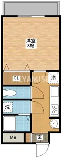 ベアハイツII【3階】の間取り