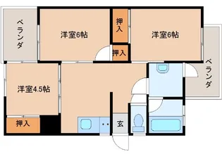 トマトハイツ【4階】の間取り
