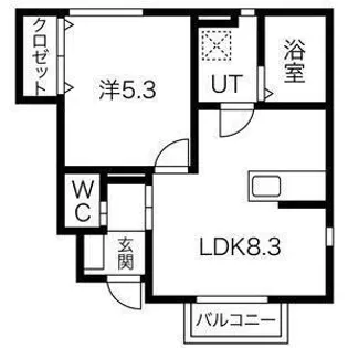 WIN大河原A棟【1階】の間取り