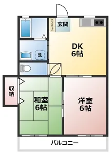 グリーンフィールド【1階】の間取り