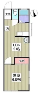ヤナセハイツ【2階】の間取り