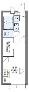 レオパレス三本松ヒルズ【1階】の間取り
