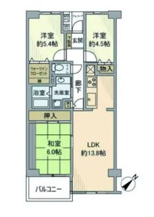 エルシティ新浦安【12階】の間取り