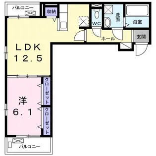 カーサフェリーチェ【2階】の間取り
