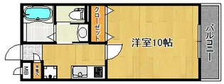 BUENA堀之内南3B棟【3階】の間取り