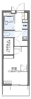 レオパレスアイリスN【1階】の間取り