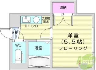 グリーンハイツ宮城野【3階】の間取り